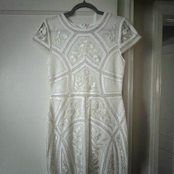 Lulu’s “Spread Your Shine” Sequin Embroidered Dress - Picture 4 of 4